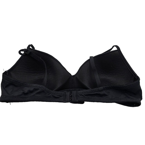 Maidenform Black Molded Softie Cup Adjustable Wire Free T-Shirt Bra Size 36A - Picture 2 of 4
